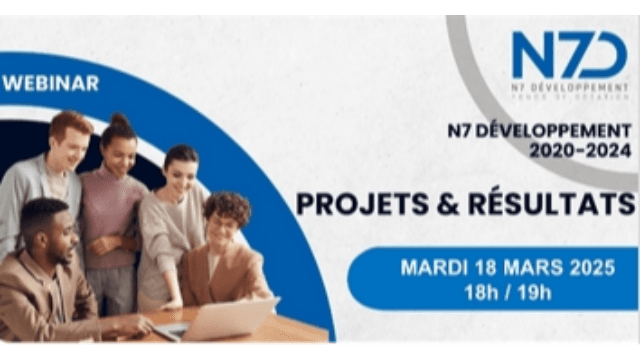 Retour sur le webinaire N7 Développement 2020/2024 : projets et résultats