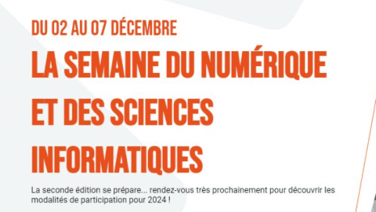 2ème édition de la Semaine du numérique et des sciences informatiques 2024